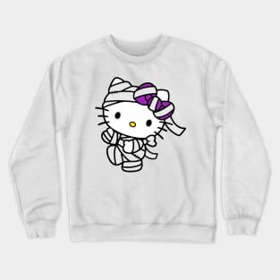 Halloween Mummy Kitty Crewneck Sweatshirt